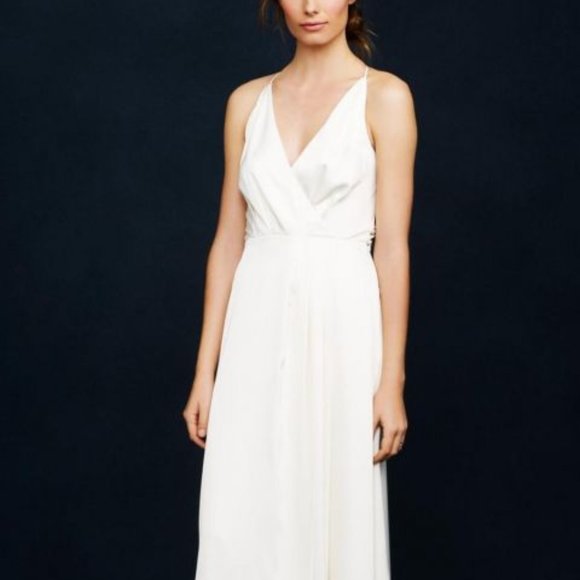 J. Crew Manuela Wedding Dress Size 12 NWT - Picture 5 of 13